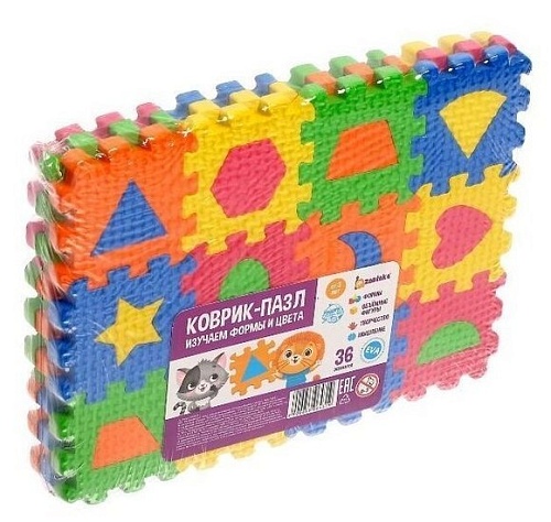 Коврик-пазл Zabiaka Формы и цвета 5306431