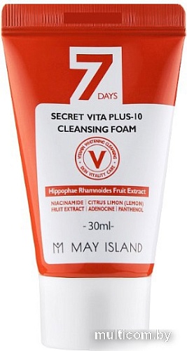 May Island Пенка для умывания 7 Days Secret Vita Plus-10 Cleansing (30 мл)