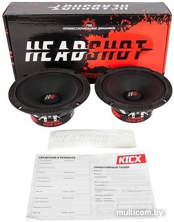 Мидбас KICX Headshot F65