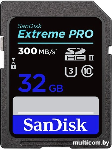 Карта памяти SanDisk Extreme PRO UHS-II SDHC 32GB [SDSDXPK-032G-GN4IN]