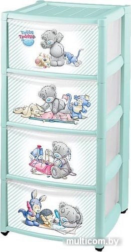 Комод для игрушек Бытпласт Me to You 431302009 (светло-зеленый)