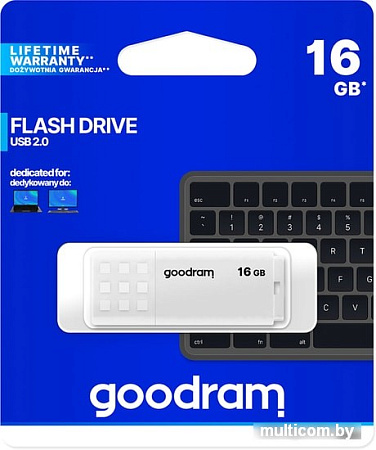 USB Flash GOODRAM UME2 16GB (белый)