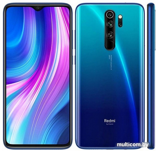 Смартфон Xiaomi Redmi Note 8 Pro 6GB/64GB международная версия (синий)