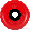 Диск MB Barbell Евро-классик 51 мм (1x5 кг, красный)