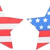 Украшение на грудь Lovetoy Stars and Stripes Nipple Pasties LV763004 (красный)