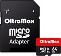 Карта памяти Oltramax Premium OM064GCSDXC10UHS-1-PrU3 microSDXC 64GB (с адаптером)