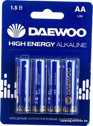 Батарейка Daewoo High Energy Alkaline AA 4 шт. 5030329