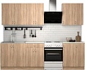 Готовая кухня S-Company Клео лайт 2.1 (дуб сонома/дуб сонома)