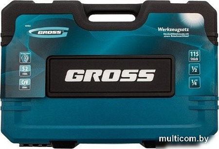 Набор ключей GROSS 14152 (115 предметов)