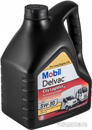 Моторное масло Mobil Delvac City Logistics M 5W-30 4л