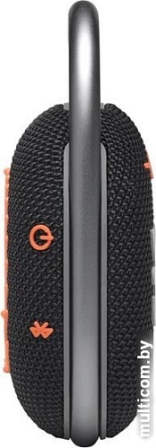 Беспроводная колонка JBL Clip 4 (черный/оранжевый)