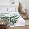Плед Этель Lines 10398557 (130x180, зеленый/серый)