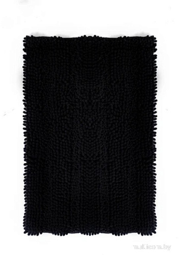 Набор ковриков Home One Chenille U-shape 410401 50х80/50х60 (черный)
