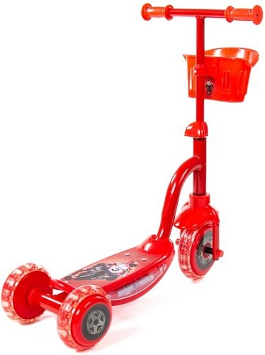 Самокат Полесье TJ-411-V (красный)