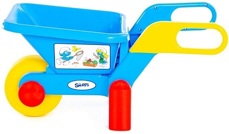 Тачка игрушечная Полесье Смурфики №2 64455