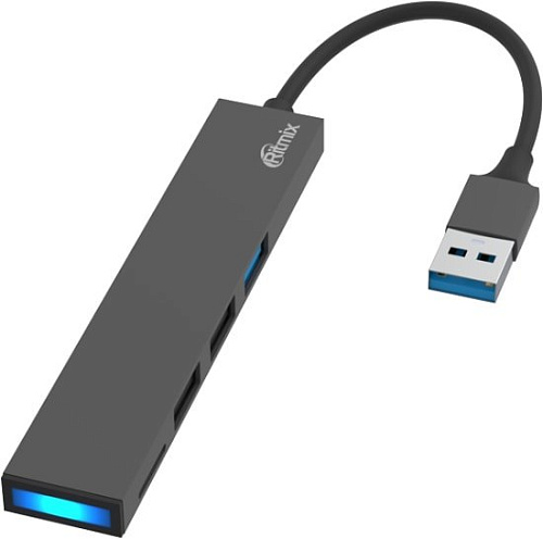 USB-хаб Ritmix CR-4315 Metal