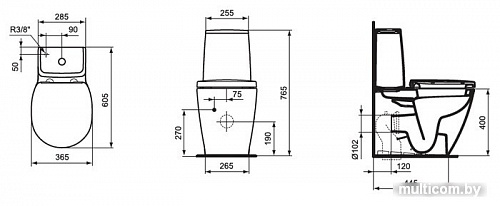 Унитаз Ideal Standard Connect Space [E119601]