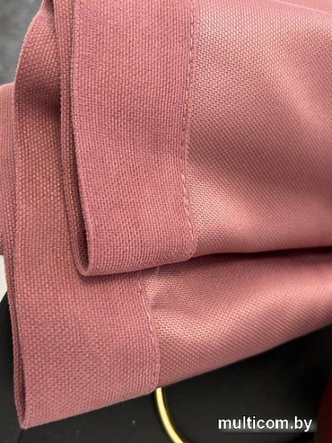 Комплект штор Модный текстиль Канвас 01L 112MTKANVASMO2-11 2.5x3.6 (2шт, розовая пудра/серебряный)