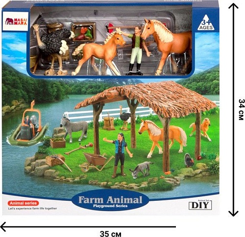 Игровой набор Masai Mara На ферме ММ205-049