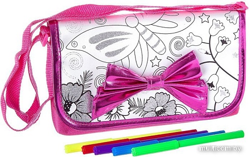 Набор для рисования Bondibon Сумка для раскрашивания с бантом ВВ2296