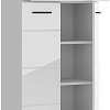 Комод НК-Мебель Gloss КМВ-60 73374543 (белый-черный)