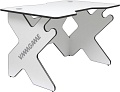 Геймерский стол VMM Game Space 120 Light Black ST-1WBK