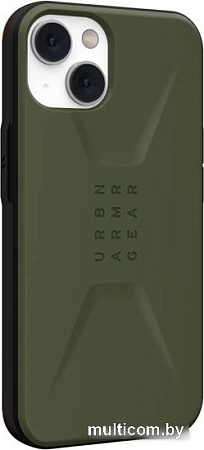 Чехол для телефона Uag для iPhone 14 Civilian Olive 114040117272