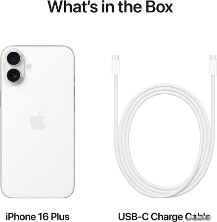 Смартфон Apple iPhone 16 Plus 256GB (белый)