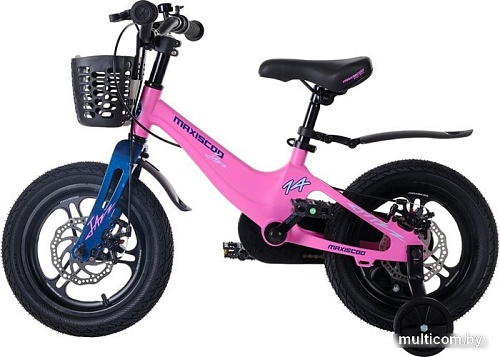 Детский велосипед Maxiscoo Jazz Pro 14 2024 (розовый матовый)