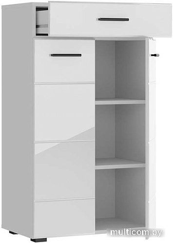 Комод НК-Мебель Gloss КМВ-60 73374543 (белый-черный)
