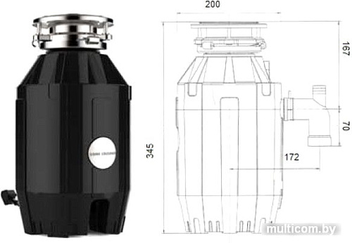 Измельчитель пищевых отходов Bone Crusher BC 810