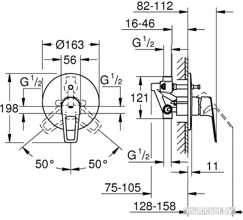 Смеситель Grohe Bauloop 29081001