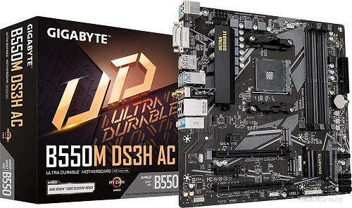 Материнская плата Gigabyte B550M DS3H AC (rev. 1.7)