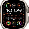 Умные часы Apple Watch Ultra 2 LTE 49 мм (титановый корпус, титановый/бежевый, ремешок из полиэстера M)