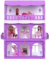 Кукольный домик Krasatoys Дом Бриджит с мебелью 000285 (белый/сиреневый)