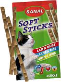 Лакомство для кошек Sanal Soft Sticks Lamb & Rice с ягненком и рисом 15 г