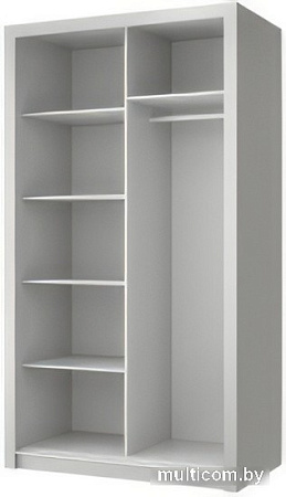 Шкаф распашной Anrex Oslo 120 (серый)