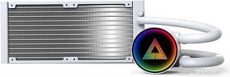 Система жидкостного охлаждения для процессора Montech LightFlow ARGB 240 (белый)
