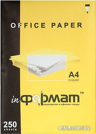 Офисная бумага inФормат A4 (60 г/м2 250 л)