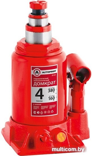 Бутылочный домкрат Autoprofi DT-04 4т