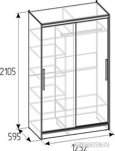 Глазов Strike 1200 ЛДСП (дуб табачный craft)