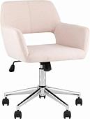 Stool Group Ross Chrome 50-19 (рогожка, светло-розовый)