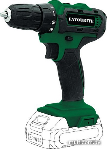 Дрель-шуруповерт Favourite OBS 21 DC (с 2-мя АКБ 2Ah)