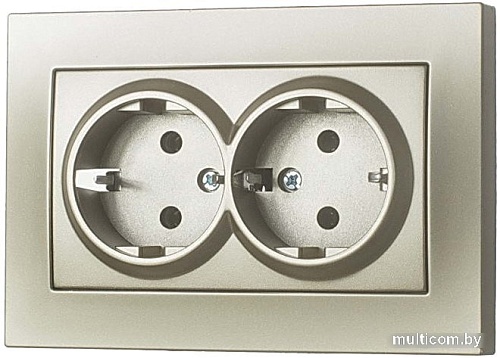 Розетка Elbi Vega 510-011430-907 (титан)