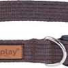Ошейник Amiplay Cotton с блокировкой (XL, коричневый)