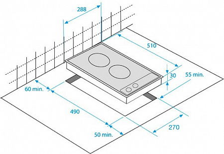 Варочная панель BEKO HDMC 32400 TX