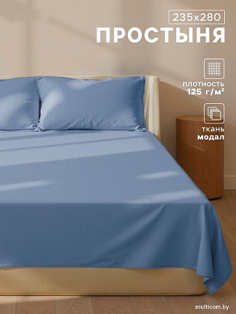 Постельное белье Sima-Land Modal 10518582 (синий)