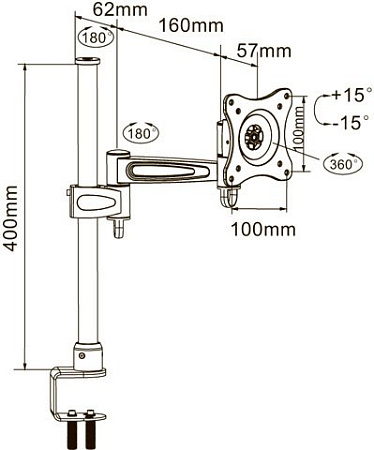 Кронштейн Arm Media LCD T-2