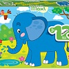 Мозаика/пазл Step Puzzle Mini-maxi Слоник 86004 (12 эл)