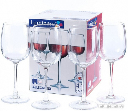Набор бокалов для вина Luminarc Allegresse J8166